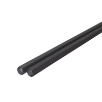 Japanese Antibacterial Hexagon Chopstick 5P - Black 23cm / 日本製抗菌筷子-黑色